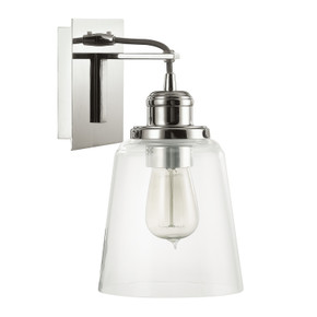 Sconces Single Glass by Capital Lighting ( 65 | 3711PN-135 Fallon ) 
