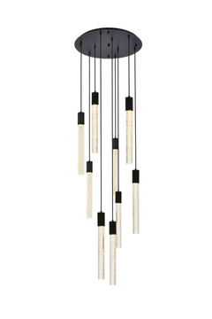 Pendants Multi-port/Cascade by Elegant Lighting ( 173 | 2067D24BK Weston ) 