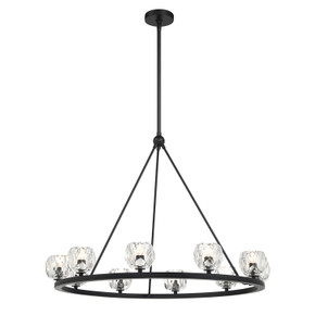 Mid. Chandeliers Glass Up by Crystorama ( 60 | ARA-10265-MK Aragon ) 