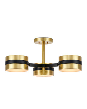 Semi-Flush Mts. Multi-port/Cluster by Currey and Company ( 142 | 9000-1171 Heybrook Semi-Flush Mount ) 
