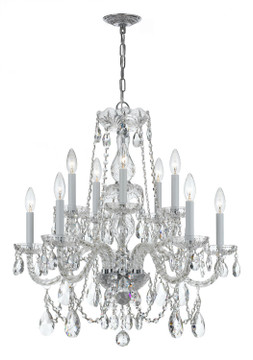 Mid. Chandeliers Candle by Crystorama ( 60 | 1130-CH-CL-MWP Traditional Crystal ) 