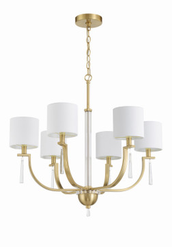 Mid. Chandeliers Candle by Craftmade ( 46 | 58226-SB Fortuna ) 