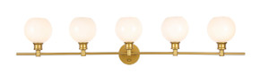 Bathroom Fixtures Five+Lights by Elegant Lighting ( 173 | LD2327BR Collier ) 