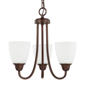 Mini Chandeliers Glass Shade by Capital Lighting ( 65 | 415131BZ-337 Trenton ) 
