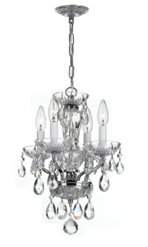 Mini Chandeliers Candle by Crystorama ( 60 | 5534-CH-CL-MWP Traditional Crystal ) 