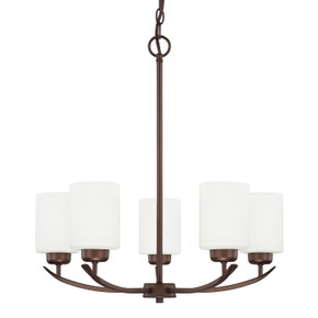 Mid. Chandeliers Glass Up by Capital Lighting ( 65 | 415251BZ-338 Dixon ) 