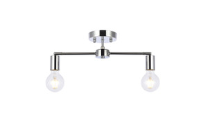 Semi-Flush Mts. Exposed Lamps by Elegant Lighting ( 173 | LD2348C Zane ) 