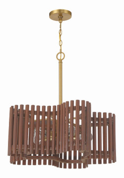 Mid. Chandeliers Drum Shade by Craftmade ( 46 | 58425-SBWAL Freeform ) 