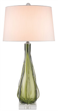 Lamps Table by Currey and Company ( 142 | 6674 Zephyr Green Table Lamp ) 