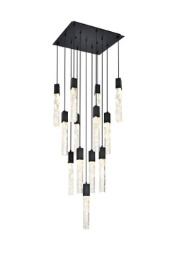 Mid. Chandeliers Multi-Port/Cascade by Elegant Lighting ( 173 | 2088G26BK Aurora ) 