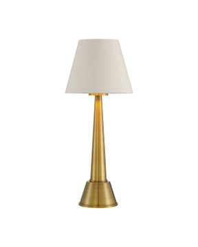 Lamps Table by Currey and Company ( 142 | 6700-0003 Saunter Brass Cordless Table Lamp ) 