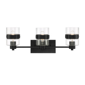 Bathroom Fixtures Three Lights by Designers Fountain ( 43 | D222M-3B-MB Midnight LA ) 