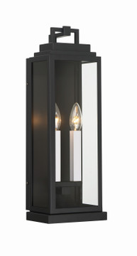 Exterior Wall Mt./Flush by Crystorama ( 60 | ASP-8912-MK Aspen ) 