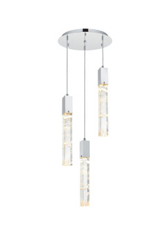Mini Chandeliers Multi-Port/Cascade by Elegant Lighting ( 173 | 2089D16BK Aurora ) 