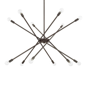 Mid. Chandeliers Starburst by Capital Lighting ( 65 | 425601NG Kris ) 