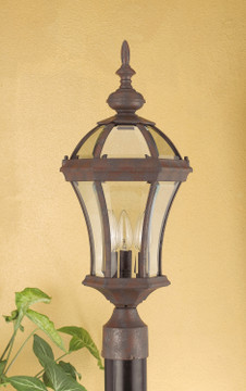 Exterior Post/Pier Head by Cal Lighting ( 225 | OL-134PS-RU ) 