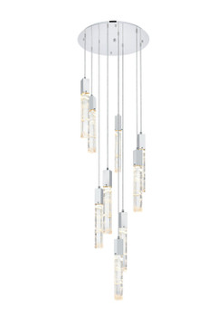 Mid. Chandeliers Multi-Port/Cascade by Elegant Lighting ( 173 | 2089D24C Aurora ) 