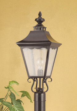 Exterior Post/Pier Head by Cal Lighting ( 225 | OL-139PS-BK ) 