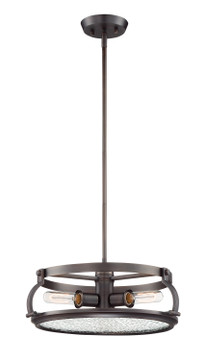 Pendants Glass Down by Designers Fountain ( 43 | 92131-SCB Eaton ) 