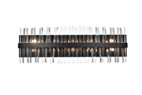 Bathroom Fixtures Cylindrical / Linear by Elegant Lighting ( 173 | 6200W36BK Serephina ) 