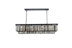 Linear/Island 4 Light + by Elegant Lighting ( 173 | 1232D60MB-SS/RC Sydney ) 