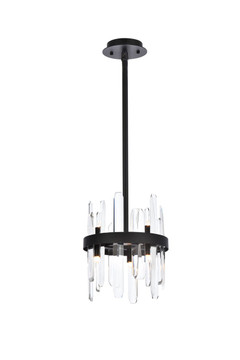 Pendants Drum Shade by Elegant Lighting ( 173 | 2200D10BK Serena ) 