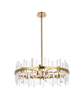 Mid. Chandeliers Drum Shade by Elegant Lighting ( 173 | 2200D32SG Serena ) 
