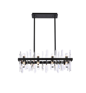 Linear/Island Geometric/Linear by Elegant Lighting ( 173 | 2200G30BK Serena ) 