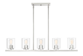 Linear/Island 4 Light + by Designers Fountain ( 43 | 93038-SP Liam ) 