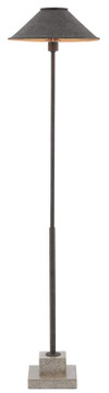 Lamps Floor by Currey and Company ( 142 | 8000-0016 Fudo Black Floor Lamp ) 
