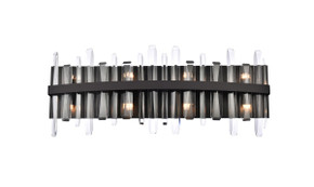 Bathroom Fixtures Cylindrical / Linear by Elegant Lighting ( 173 | 2200W30BK Serena ) 