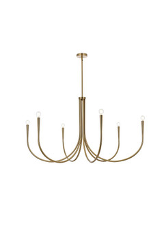 Large Chandeliers Candle by Elegant Lighting ( 173 | LD722D50SG Layne ) 