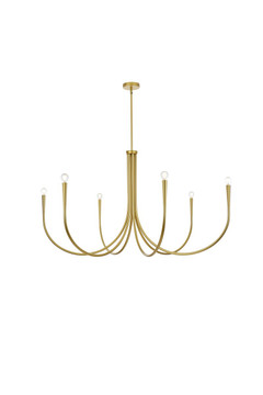 Large Chandeliers Candle by Elegant Lighting ( 173 | LD722D55BR Layne ) 