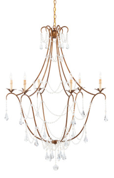 Large Chandeliers Candle by Currey and Company ( 142 | 9048 Elizabeth Collection ) 