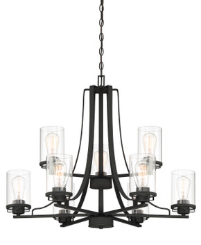 Mid. Chandeliers Glass Up by Designers Fountain ( 43 | 93389-BK Jedrek ) 
