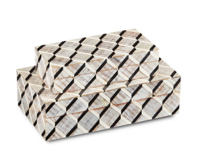 Home Accents Boxes by Currey and Company ( 142 | 1200-0508 Derian Collection ) 
