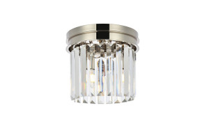 Flush Mounts Drum Shade by Elegant Lighting ( 173 | 1238F12PN/RC Sydney ) 