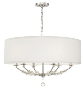Mid. Chandeliers Drum Shade by Crystorama ( 60 | 8006-PN Mirage ) 