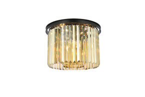 Flush Mounts Drum Shade by Elegant Lighting ( 173 | 1238F20MB-GT/RC Sydney ) 