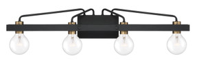 Bathroom Fixtures Four Lights by Designers Fountain ( 43 | 94204-BK Ravella ) 