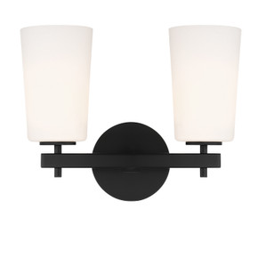 Bathroom Fixtures Two Lights by Crystorama ( 60 | COL-102-BK Colton ) 
