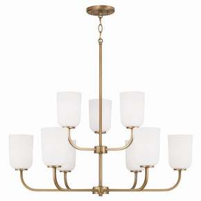 Mid. Chandeliers Glass Up by Capital Lighting ( 65 | 448891AD-542 Lawson ) 