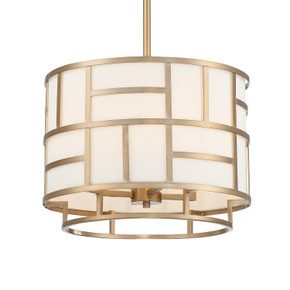 Mini Chandeliers Drum Shade by Crystorama ( 60 | DAN-404-VG Danielson ) 