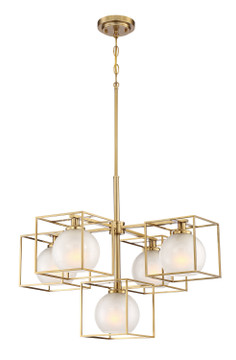 Mid. Chandeliers Glass Down by Designers Fountain ( 43 | 94585-BG Cowen ) 