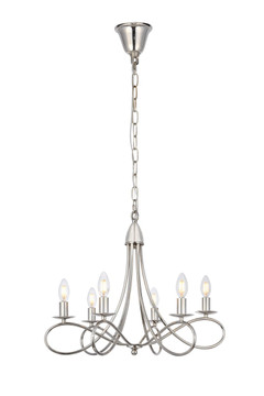Mid. Chandeliers Candle by Elegant Lighting ( 173 | 1452D22PN Lyndon ) 