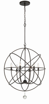 Mid. Chandeliers Sphere by Crystorama ( 60 | 9228-EB Solaris ) 