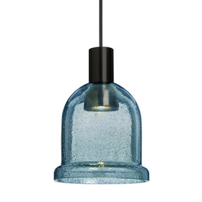 Mini Pendants Glass Down by Besa ( 74 | X-KIBABL-LED-BK Besa Kiba Pendant ) 