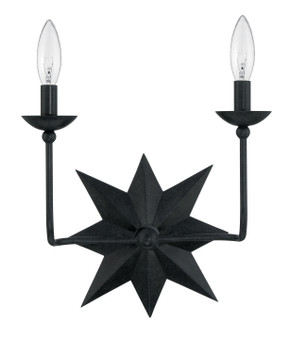 Sconces Double Candle by Crystorama ( 60 | 9232-BK Astro ) 