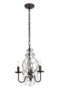 Mini Chandeliers Candle by Elegant Lighting ( 173 | LD5003D15ORB BLAISE ) 