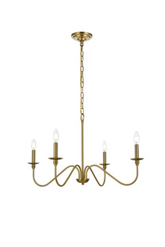 Mid. Chandeliers Candle by Elegant Lighting ( 173 | LD5006D30SG Rohan ) 
